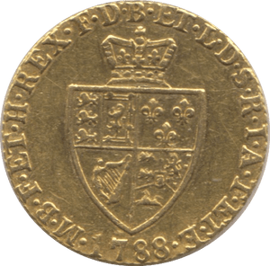 1788 GOLD HALF GUINEA ( GVF ) - Guinea - Cambridgeshire Coins