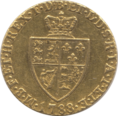 1788 GOLD HALF GUINEA ( GVF ) - Guinea - Cambridgeshire Coins