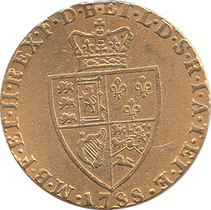 1788 GOLD ONE GUINEA ( GVF ) EX MOUNT - GUINEAS - Cambridgeshire Coins