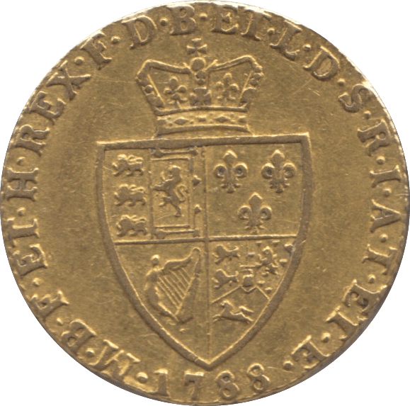 1788 GOLD ONE GUINEA ( VF ) GEORGE III - Guineas - Cambridgeshire Coins