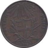 1788 LONDON HALFPENNY TOKEN - Halfpenny - Cambridgeshire Coins