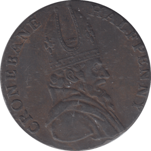 1789 CRONEBANE IRISH HALFPENNY TOKEN - HALFPENNY TOKEN - Cambridgeshire Coins