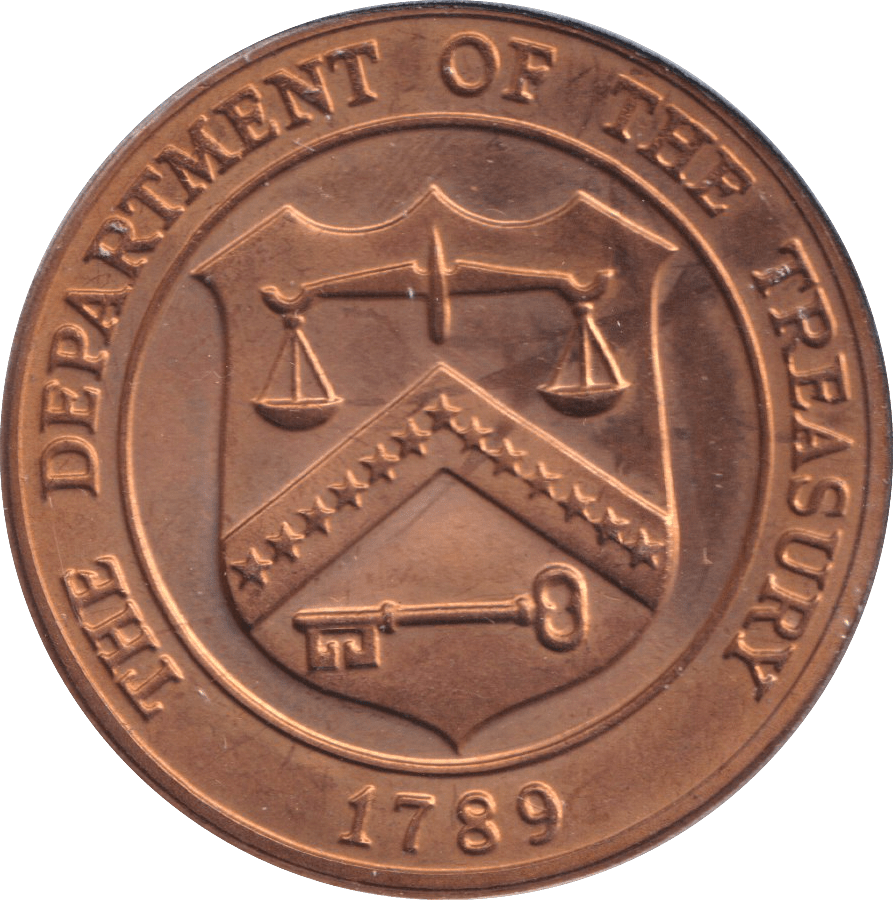 1789 DEPARTMENT OF THE TREASURY - WORLD COINS - Cambridgeshire Coins