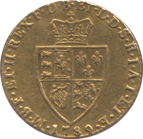 1789 GOLD ONE GUINEA ( GVF ) GEORGE III - Guineas - Cambridgeshire Coins