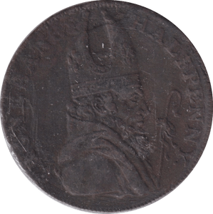 1789 HALFPENNY IRISH MINERS TOKEN CRONEBANE - HALFPENNY TOKEN - Cambridgeshire Coins