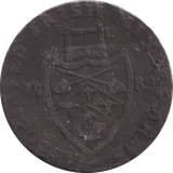 1789 HALFPENNY IRISH MINERS TOKEN CRONEBANE - HALFPENNY TOKEN - Cambridgeshire Coins