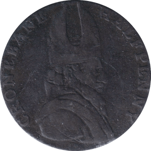 1789 HALFPENNY TOKEN CRONEBANE IRISH - HALFPENNY TOKEN - Cambridgeshire Coins