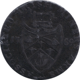 1789 HALFPENNY TOKEN CRONEBANE IRISH - HALFPENNY TOKEN - Cambridgeshire Coins