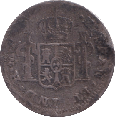 1789 SILVER TWO REALES MEXICO - SILVER WORLD COINS - Cambridgeshire Coins