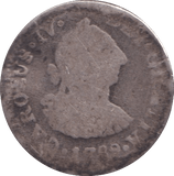 1789 SILVER TWO REALES MEXICO - SILVER WORLD COINS - Cambridgeshire Coins
