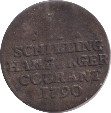 1790 1 SCHILLING GERMANY - WORLD COINS - Cambridgeshire Coins