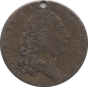 1790 GAMING TOKEN HOLED - GAMING TOKEN - Cambridgeshire Coins