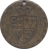 1790 GAMING TOKEN HOLED - GAMING TOKEN - Cambridgeshire Coins