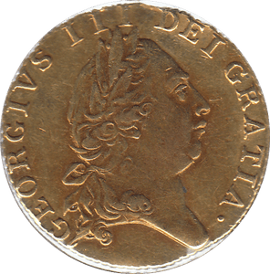 1790 GOLD ONE GUINEA ( GVF ) EX MOUNT - Guineas - Cambridgeshire Coins