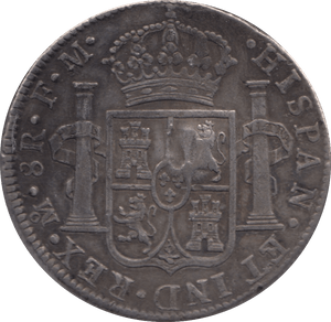 1791 8 REALES LIMA MINT SPAIN - SILVER WORLD COINS - Cambridgeshire Coins