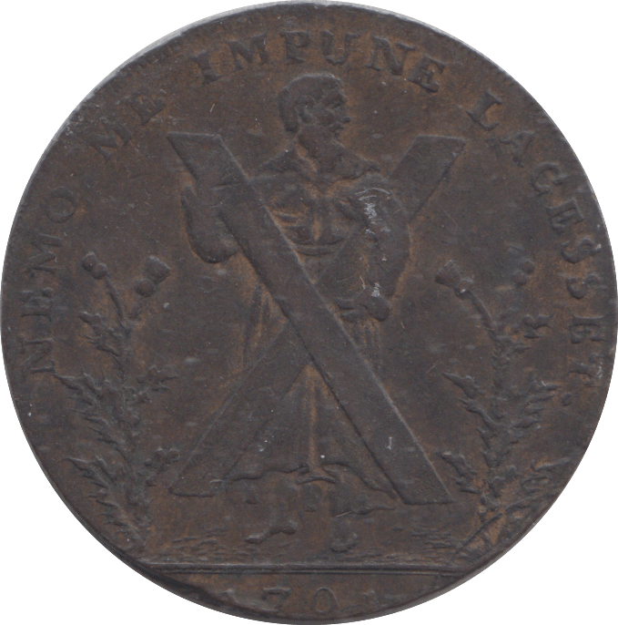 1791 EDINBURGH HALFPENNY TOKEN - Halfpenny - Cambridgeshire Coins