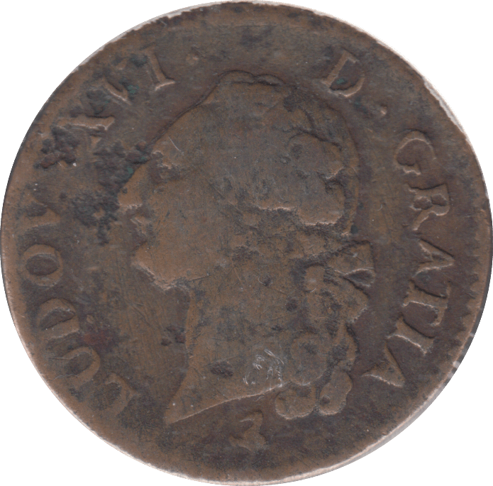 1791 FRANCE ONE SOL - WORLD COINS - Cambridgeshire Coins