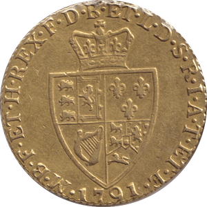 1791 GOLD GUINEAS ( VF ) EX JEWELLERY - GUINEAS - Cambridgeshire Coins