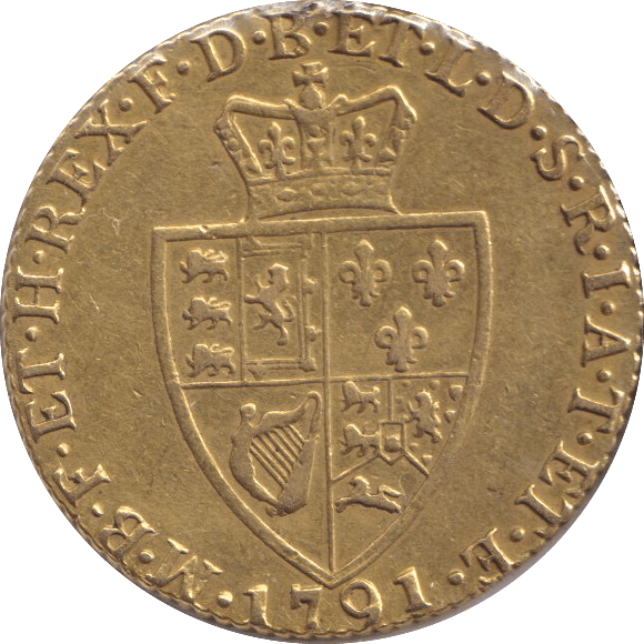 1791 GOLD GUINEAS ( VF ) EX JEWELLERY - GUINEAS - Cambridgeshire Coins