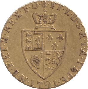 1791 GOLD HALF GUINEAS ( FINE ) - GUINEAS - Cambridgeshire Coins