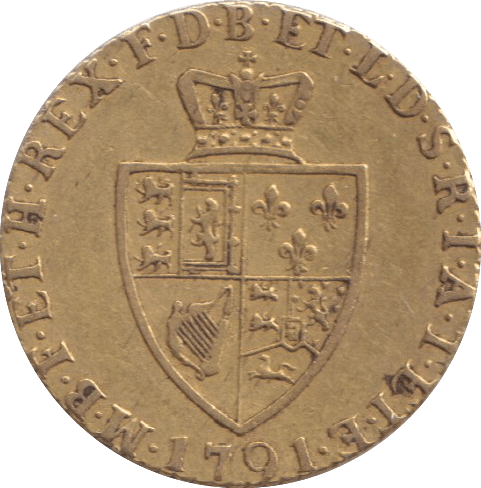 1791 GOLD HALF GUINEAS ( FINE ) - GUINEAS - Cambridgeshire Coins