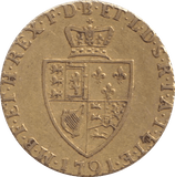 1791 GOLD HALF GUINEAS ( FINE ) - GUINEAS - Cambridgeshire Coins