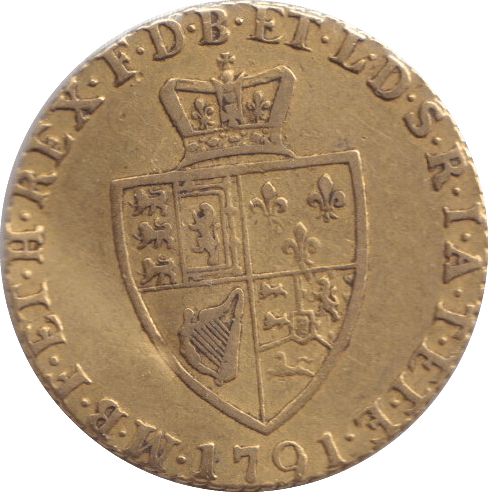 1791 GOLD HALF GUINEAS ( GF ) - GUINEAS - Cambridgeshire Coins