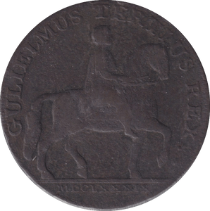 1791 HALFPENNY HULL HORSE - HALFPENNY TOKEN - Cambridgeshire Coins