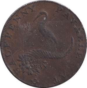 1791 HALFPENNY TOKEN BIRMINGHAM - HALFPENNY TOKEN - Cambridgeshire Coins