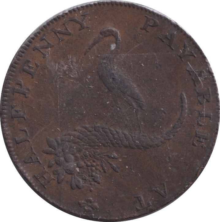 1791 HALFPENNY TOKEN BIRMINGHAM - HALFPENNY TOKEN - Cambridgeshire Coins