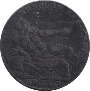 1791 HALFPENNY TOKEN GLASGOW - HALFPENNY TOKEN - Cambridgeshire Coins