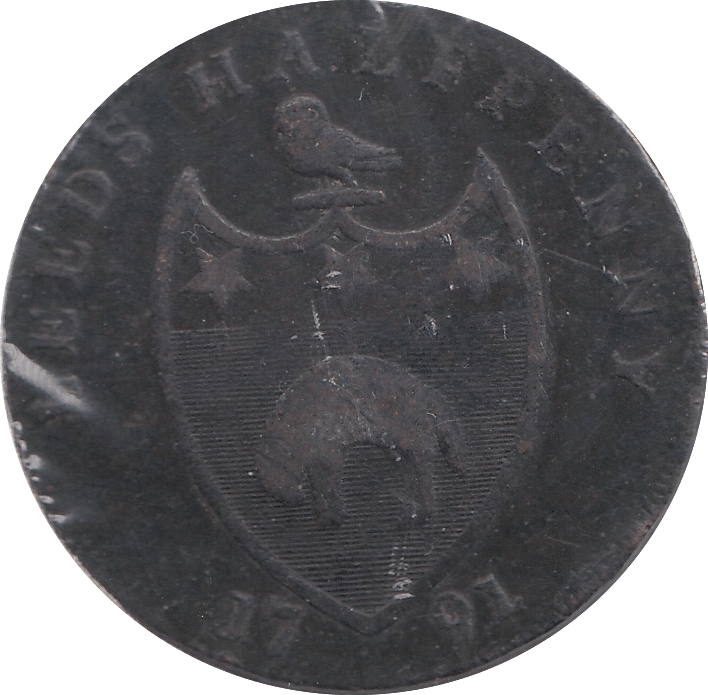 1791 HALFPENNY TOKEN NORWICH - HALFPENNY TOKEN - Cambridgeshire Coins