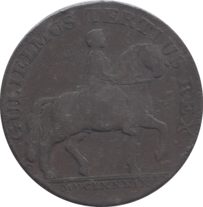 1791 HULL ARMS HALFPENNY TOKEN - HALFPENNY TOKEN - Cambridgeshire Coins