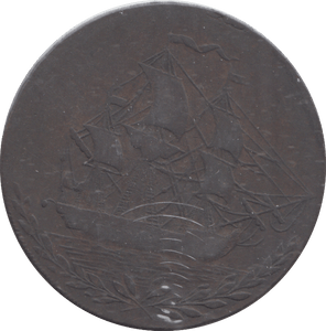 1791 HULL HALFPENNY TOKEN - HALFPENNY TOKEN - Cambridgeshire Coins