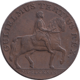 1791 HULL HALFPENNY TOKEN - HALFPENNY TOKEN - Cambridgeshire Coins