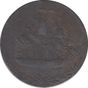 1791 HULL HALFPENNY TOKEN - HALFPENNY - Cambridgeshire Coins