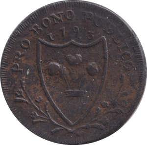 1791 SOUTH WALES FARTHING TOKEN - OTHER TOKENS - Cambridgeshire Coins