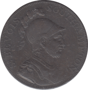 1791 SOUTHAMPTON HALFPENNY TOKEN - PENNY TOKEN - Cambridgeshire Coins
