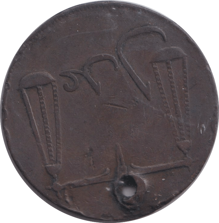 1791 TOKEN HOLED - WORLD COINS - Cambridgeshire Coins