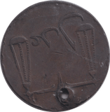 1791 TOKEN HOLED - WORLD COINS - Cambridgeshire Coins