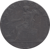 1791 WARWICKSHIRE HALFPENNY TOKEN - HALFPENNY TOKEN - Cambridgeshire Coins