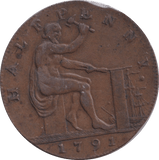 1791 WILKENSON HALFPENNY TOKEN - HALFPENNY TOKEN - Cambridgeshire Coins