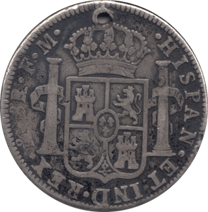 1792 8 REALES LIMA MINT MEXICO/SPAIN - SILVER WORLD COINS - Cambridgeshire Coins