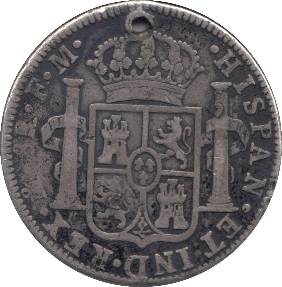 1792 8 REALES LIMA MINT MEXICO/SPAIN - SILVER WORLD COINS - Cambridgeshire Coins
