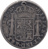 1792 8 REALES LIMA MINT MEXICO/SPAIN - SILVER WORLD COINS - Cambridgeshire Coins