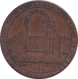 1792 BATH HALFPENNY TOKEN - HALFPENNY TOKEN - Cambridgeshire Coins