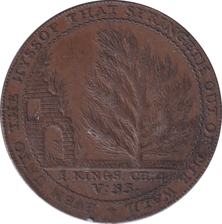 1792 BATH HALFPENNY TOKEN - HALFPENNY TOKEN - Cambridgeshire Coins