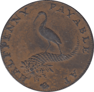 1792 BIRMINGHAM HALFPENNY TOKEN - HALFPENNY TOKEN - Cambridgeshire Coins