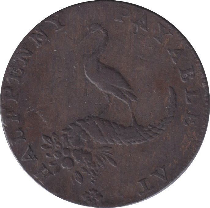 1792 BIRMINGHAM HALFPENNY TOKEN - HALFPENNY TOKEN - Cambridgeshire Coins