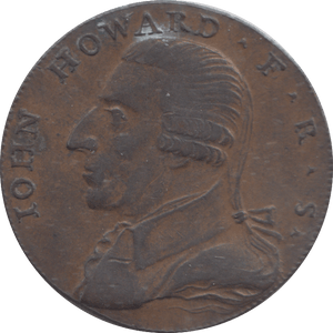 1792 BIRMINGHAM J HOWARD HALFPENNY TOKEN - HALFPENNY TOKEN - Cambridgeshire Coins